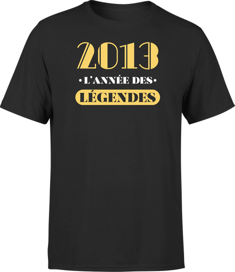T shirt homme 2013 l'année des légendes