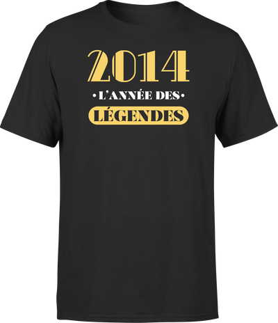 T shirt homme 2014 l'année des légendes