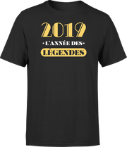 T shirt homme 2020 l'année des légendes