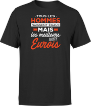 T shirt homme Les meilleurs sont eurois