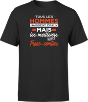 T shirt homme Les meilleurs sont franc comtois