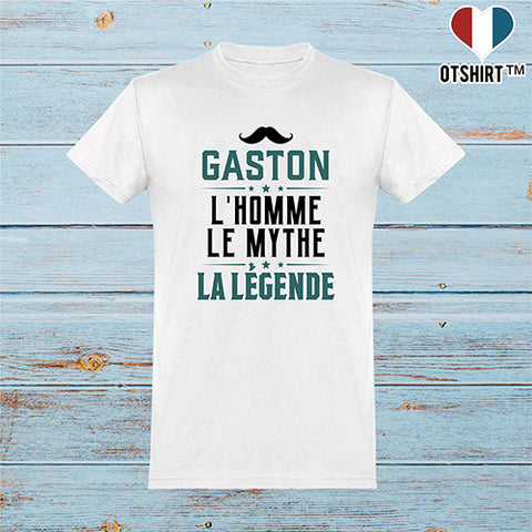  T shirt homme gaston l'homme le mythe la légende