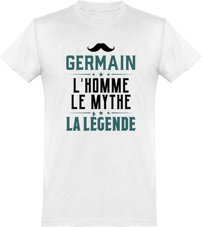 T shirt homme germain l'homme le mythe la légende