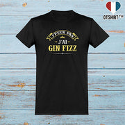  T shirt homme j'peux pas j'ai gin fizz