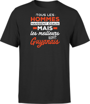 T shirt homme Les meilleurs sont guyanais