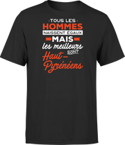 T shirt homme Les meilleurs sont haut pyreneens