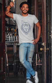 T shirt homme BIO Balázs Solti cool lion
