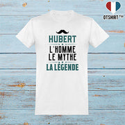  T shirt homme hubert l'homme le mythe la légende