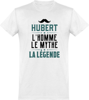  T shirt homme hubert l'homme le mythe la légende