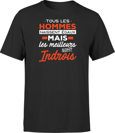 T shirt homme Les meilleurs sont indrois