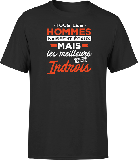 T shirt homme Les meilleurs sont indrois