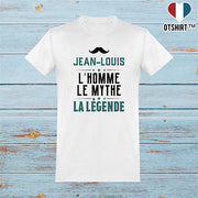  T shirt homme jean-louis l'homme le mythe la légende