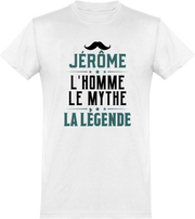  T shirt homme jérôme l'homme le mythe la légende