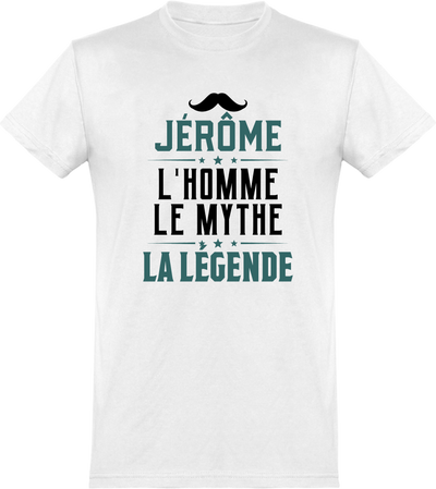 T shirt homme jérôme l'homme le mythe la légende