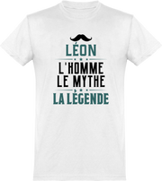  T shirt homme léon l'homme le mythe la légende