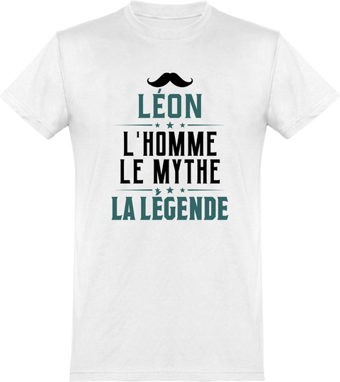  T shirt homme léon l'homme le mythe la légende