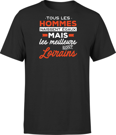 T shirt homme Les meilleurs sont loirains
