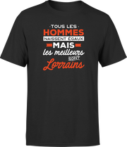 T shirt homme Les meilleurs sont lorrains