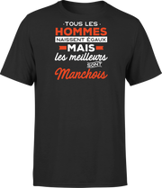 T shirt homme Les meilleurs sont manchois