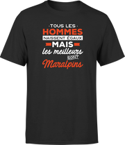 T shirt homme Les meilleurs sont maralpins