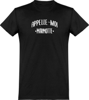  T shirt homme appelle moi marmotte