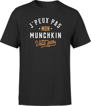 T shirt homme j peux pas munchkin