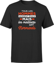 T shirt homme Les meilleurs sont normands