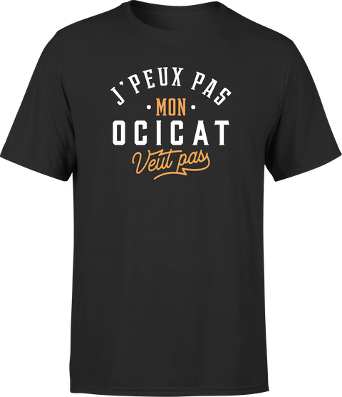 T shirt homme j peux pas ocicat