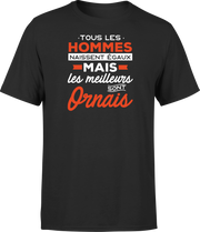 T shirt homme Les meilleurs sont ornais