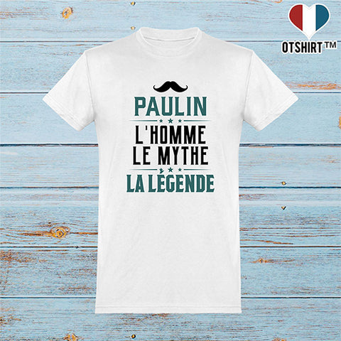  T shirt homme paulin l'homme le mythe la légende