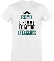  T shirt homme rémy l'homme le mythe la légende