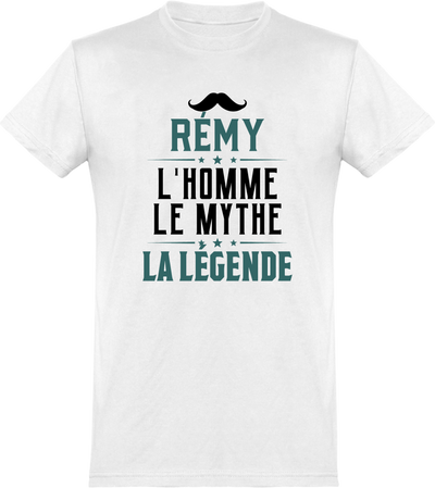  T shirt homme rémy l'homme le mythe la légende