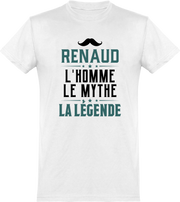  T shirt homme renaud l'homme le mythe la légende