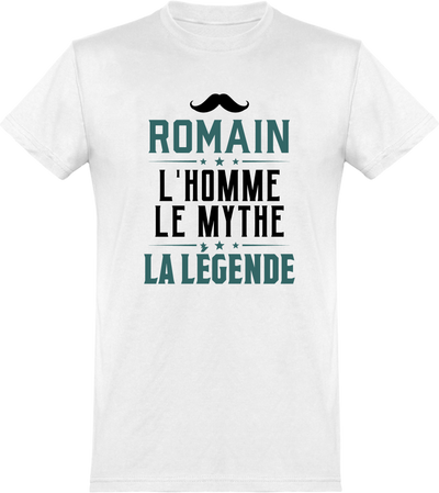  T shirt homme romain l'homme le mythe la légende