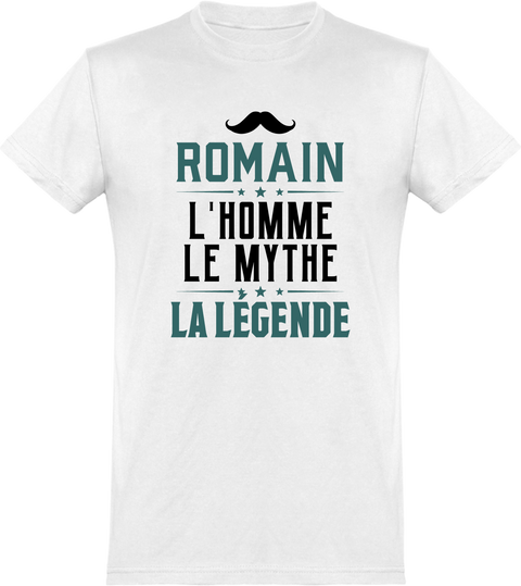  T shirt homme romain l'homme le mythe la légende