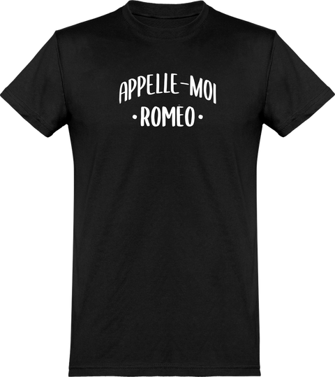  T shirt homme appelle moi romeo