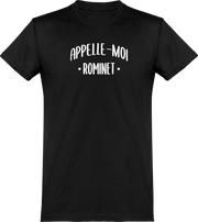  T shirt homme appelle moi rominet