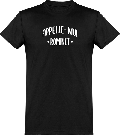  T shirt homme appelle moi rominet