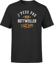 T shirt homme j peux pas rottweiller