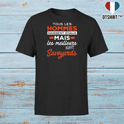 T shirt homme Les meilleurs sont savoyards