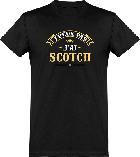  T shirt homme j'peux pas j'ai scotch