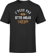 T shirt homme j peux pas setter anglais