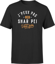 T shirt homme j peux pas shar pei