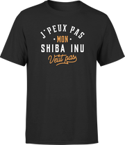 T shirt homme j peux pas shiba inu