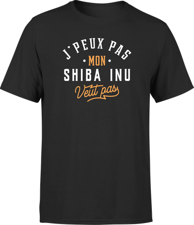 T shirt homme j peux pas shiba inu