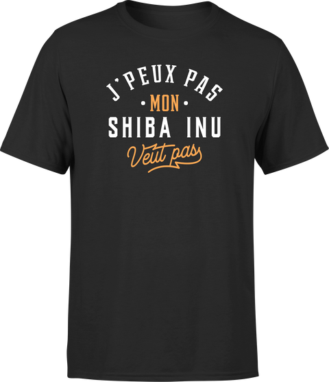 T shirt homme j peux pas shiba inu