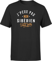T shirt homme j peux pas siberien