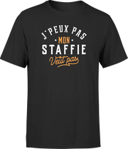 T shirt homme j peux pas staffie