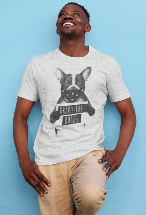 T shirt homme BIO Balázs Solti rebel dog