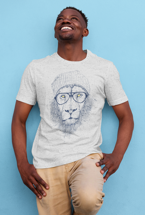 T shirt homme BIO Balázs Solti cool lion